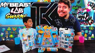 Mr Beast Lab Swarms Series 1 and 2 Unbox and Let's Play!