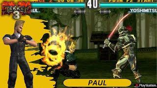Download lagu PS1 Tekken 3 - Paul Arcade Run | The Power of the Phoenix Smasher! mp3