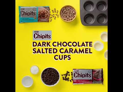 CHIPITS Dark Chocolate Salted Caramel Cups
