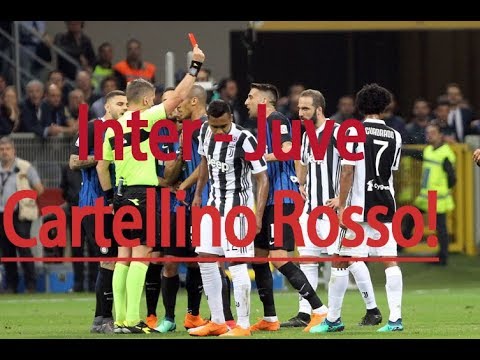 Inter Juventus cartellino Rosso | Espulsione Vecino