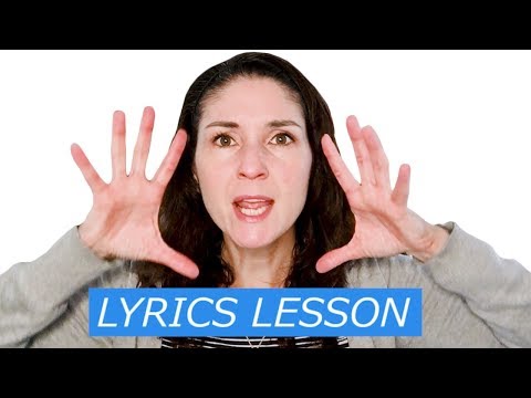 Lyrics Lesson: Enunciation and Shaping Words for Singers