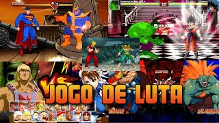 Eu vou criar um super jogo de luta com seus heróis favoritos