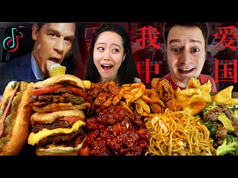 Influencers Who SOLD THEIR SOULS for Chinese Followers | Panda Express + Five Guys Mukbang