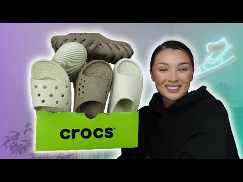 I BOUGHT ALL THE CROCS SLIDES! Review & On Foot