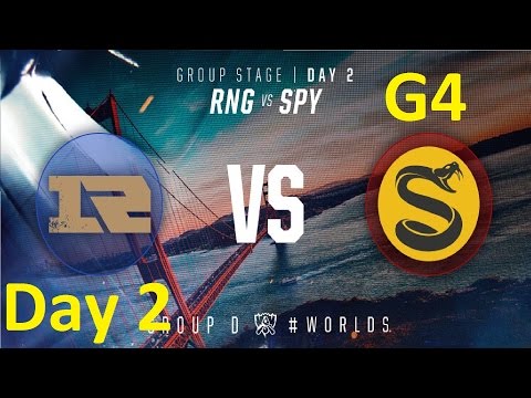 RNG vs SPY Game 1 Highlights - 2016 Worlds Group Stage - Day 2