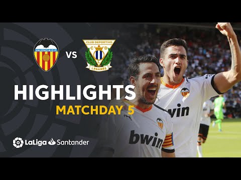 Highlights Valencia CF vs CD Leganés (1-1)