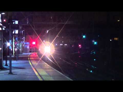 (HD) DRS 37607 and 37425 pass through Stratford working 6M69 flasks.