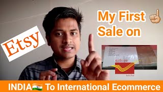 1st Sale on Etsy International Ecommerce From INDIA🇮🇳 How to get First Sale on Etsy?