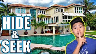 HIDE AND SEEK IN OUR NEW MANSION!
