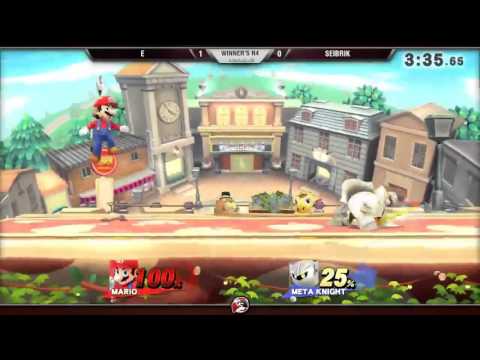 Smash 4 Versus Weekly 12/17/15 - Winners R4 - E (Mario) vs Seibrik (MK)