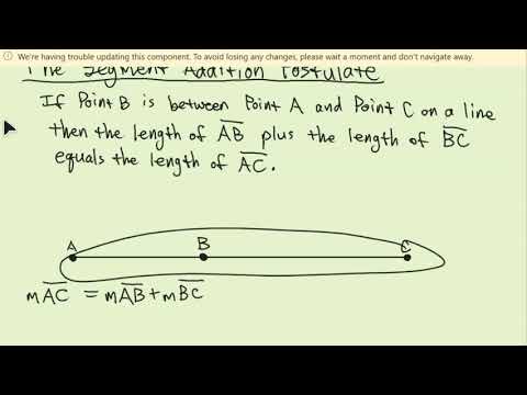 Segment Angle Postulates