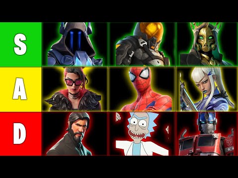 Ranking EVERY Tier 100 Fortnite Battle Pass Skin!