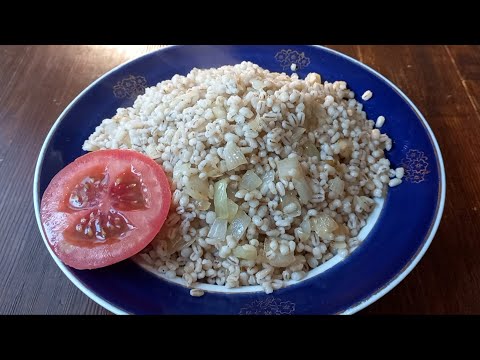 Kasza jęczmienna z cebulką