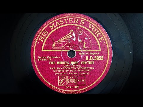 The Skyrockets Orchestra - Five Minutes More (1946)