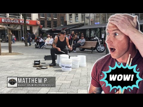 Drummer Reacts To| MATTHEW PRETTY - THE BUCKET BOY LAS VEGAS FIRST TIME HEARING Reaction
