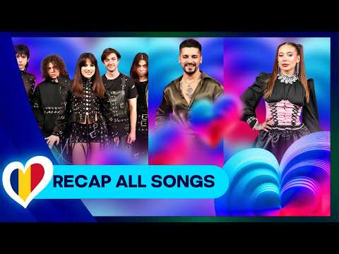 RECAP Eurovision 2026 Romania - ALL SONGS (LIVE Auditions)