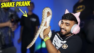 SNAKE CHALLENGE in GTA 5 with @Techno Gamerz​