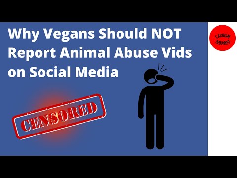 Why Vegans Should NOT Report Animal Abuse Vids on Social Media