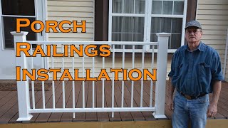 Porch Railings Installation