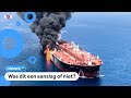 Iran en de Verenigde Staten ruziën na brand op schip met olie