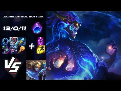 BOTTOM Aurelion Sol vs Ezreal - EU Challenger Patch 14.8