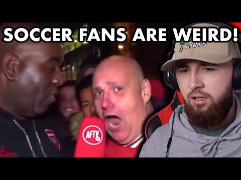AMERICAN Reacts to Most ICONIC Football Fan Moments EVER!