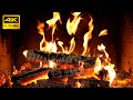 The Best Burning Fireplace Comfort With Gentle Fire Sounds And Crackling Logs For The Holidays 4K