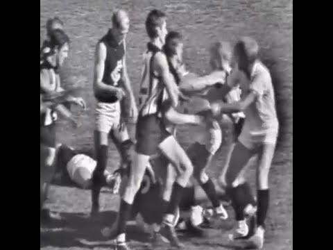 Footage of the 1968 round 18 match between Collingwood and Carlton at Victoria Park.
