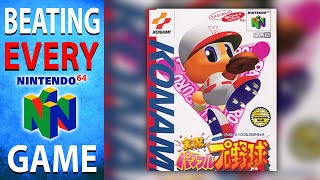 Beating EVERY N64 Game - Jikkyō Powerful Pro Yakyu 4 (53/394)