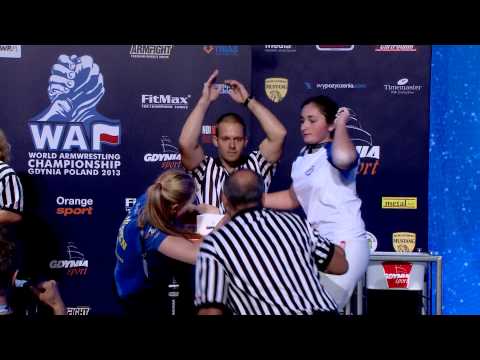 Junior woman 65kg, left eliminations.Worlds 2013, Gdynia, Poland.