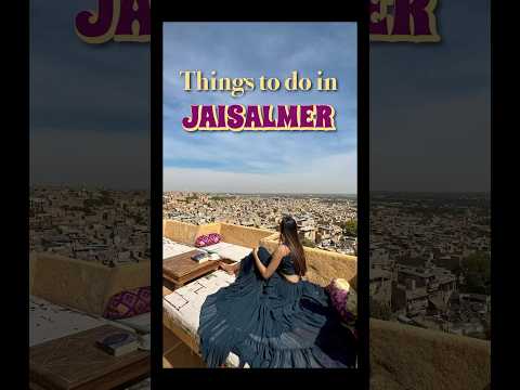Things to do in Jaisalmer | Best Places to Visit | Itinerary (Rajasthan) #shorts