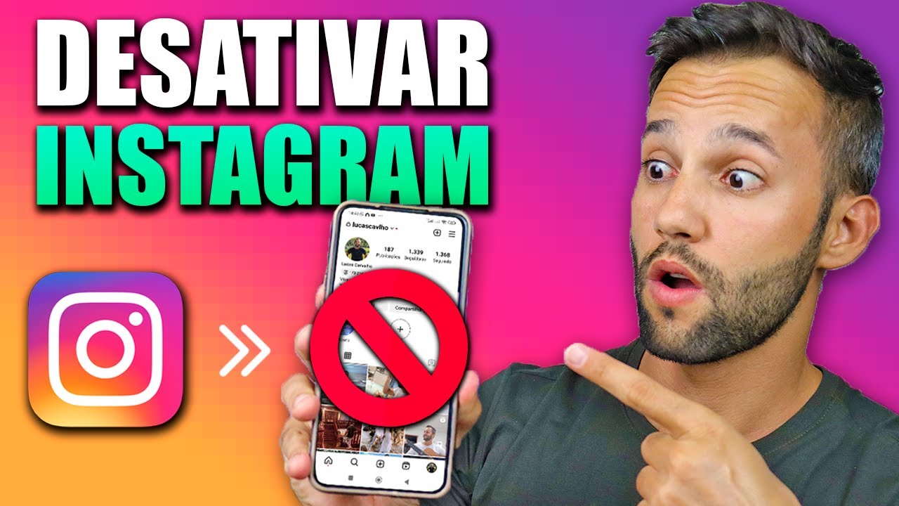 DESATIVAR CONTA DO INSTAGRAM TEMPORARIAMENTE