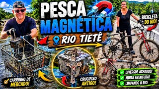 🫵Você teria coragem ? Pescar no RIO mais Poluído de São Paulo 🧲🤔
