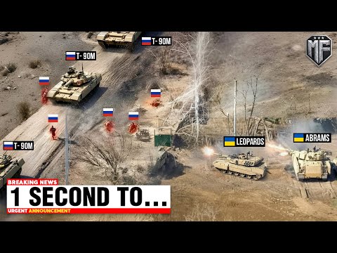 Russia Sent T-90M Tanks Against Abrams and Leopards - Then THIS Happened...
