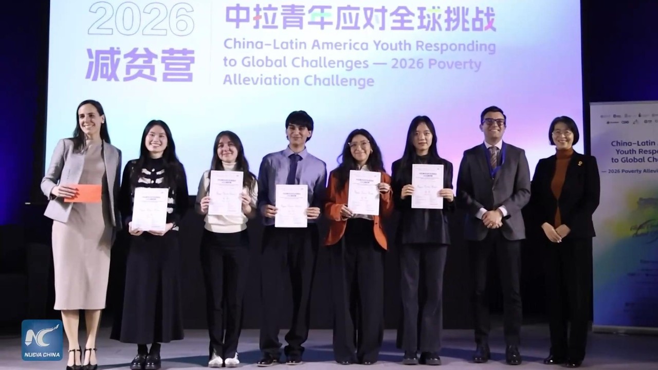 Jóvenes de China y América Latina intercambian proyectos para alivio de la pobreza global
