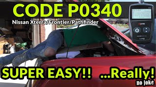 CODE P0340 - Replacing the Cam Position Sensor on a Nissan Frontier, Pathfinder, and Xterra - EASY!!