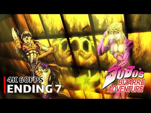 JoJo's Bizarre Adventure - Ending 7 [4K 60FPS | Creditless | CC]