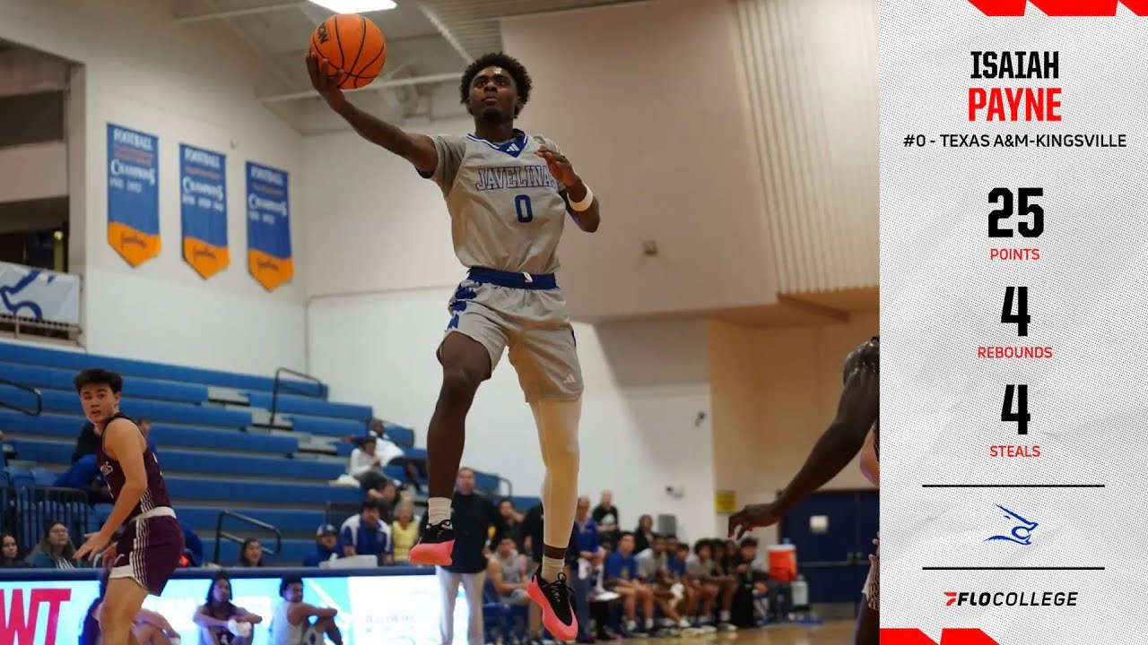 Isaiah Payne 25 PTs Full Highlights vs West Texas A&M (15.12.24)