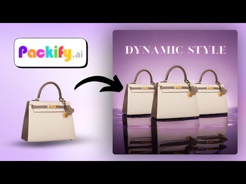 AI creates Stunning Packaging Designs and Product Images in Clicks Packify ai Tutorial