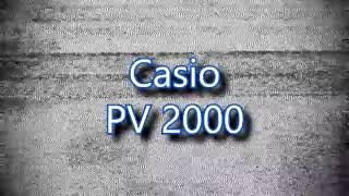 Casio PV2000 - Obscure Systems Showcase