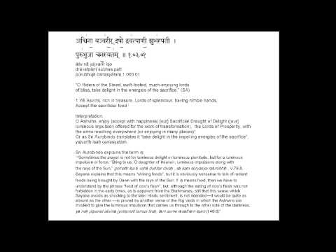 Rig Veda 1 3 Hymn to Ashvins, Indra, Vishvedevas and Sarasvati