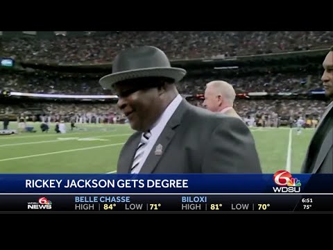 RICKEY JACKSON COLLEGE DEGREE AT 65