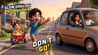 Henry and Maya's Scooter Rescue Mission! 🛴😱 | Easy English Listening (A2)