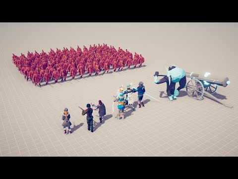 FROST FACTION vs ARMIES - Totally Accurate Battle Simulator TABS