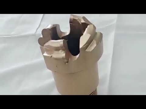 Double rib PDC core bit for water well