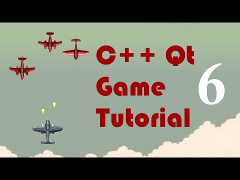 C++ Qt Game Tutorial 6 - Adding Player Health and Score