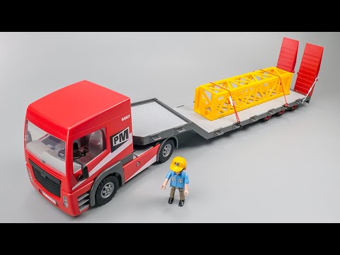 Playmobil Schwertransporter 5467 mit Bauteil