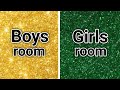 Boys Room Vs Girls Room ‍ ‍ Boy Girls Boysvsgirls