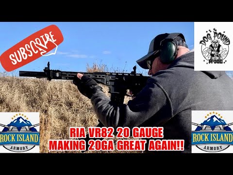 ROCK ISLAND ARMORY VR82 20 GAUGE SHOTGUN 100 ROUND REVIEW!