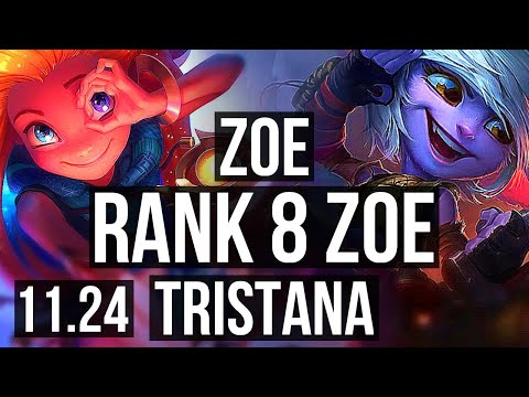 ZOE vs TRISTANA (MID) | 11/2/11, Rank 8 Zoe | EUW Challenger | 11.24